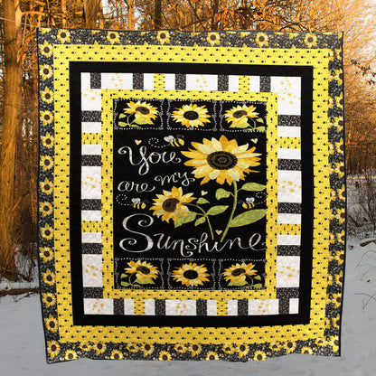 Sunflower You Are My Sunshine CLA0810469Q Quilt Blanket