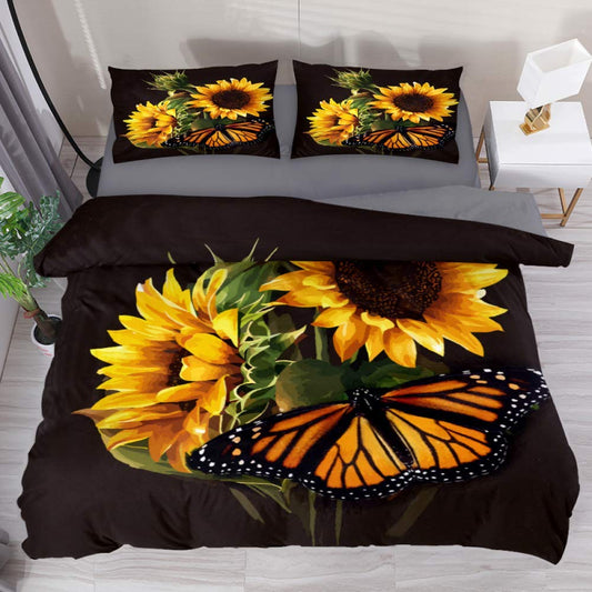 Sunflower And Butterfly CLG1010086B Bedding Sets