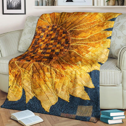 Sunflower BT190852F Sherpa Fleece Blanket