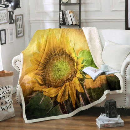 Sunflower CG290841TT Sherpa Fleece Blanket