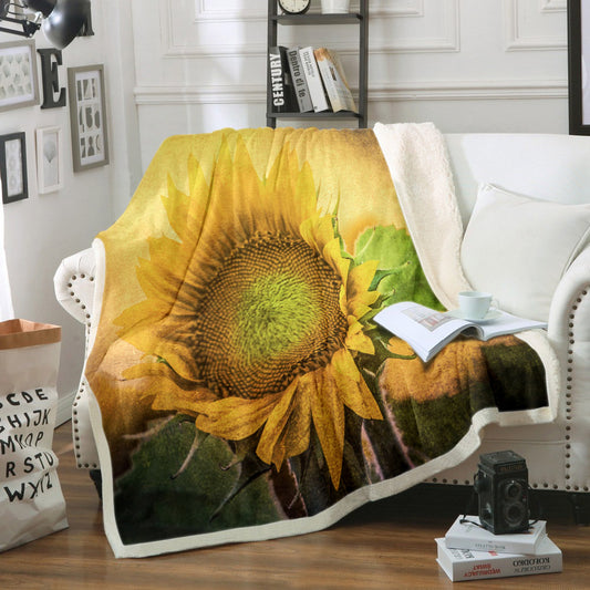 Sunflower CG290841TT Sherpa Fleece Blanket
