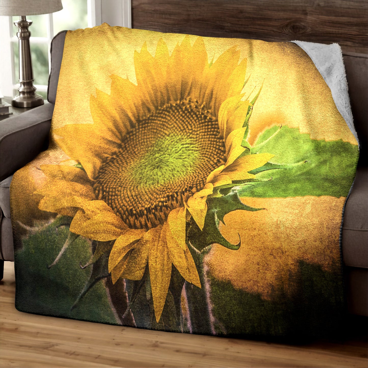 Sunflower CG290841TT Sherpa Fleece Blanket