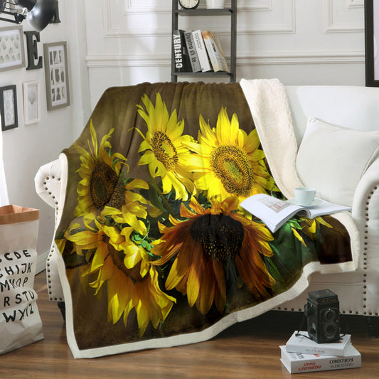 Sunflower CG290842TT Sherpa Fleece Blanket