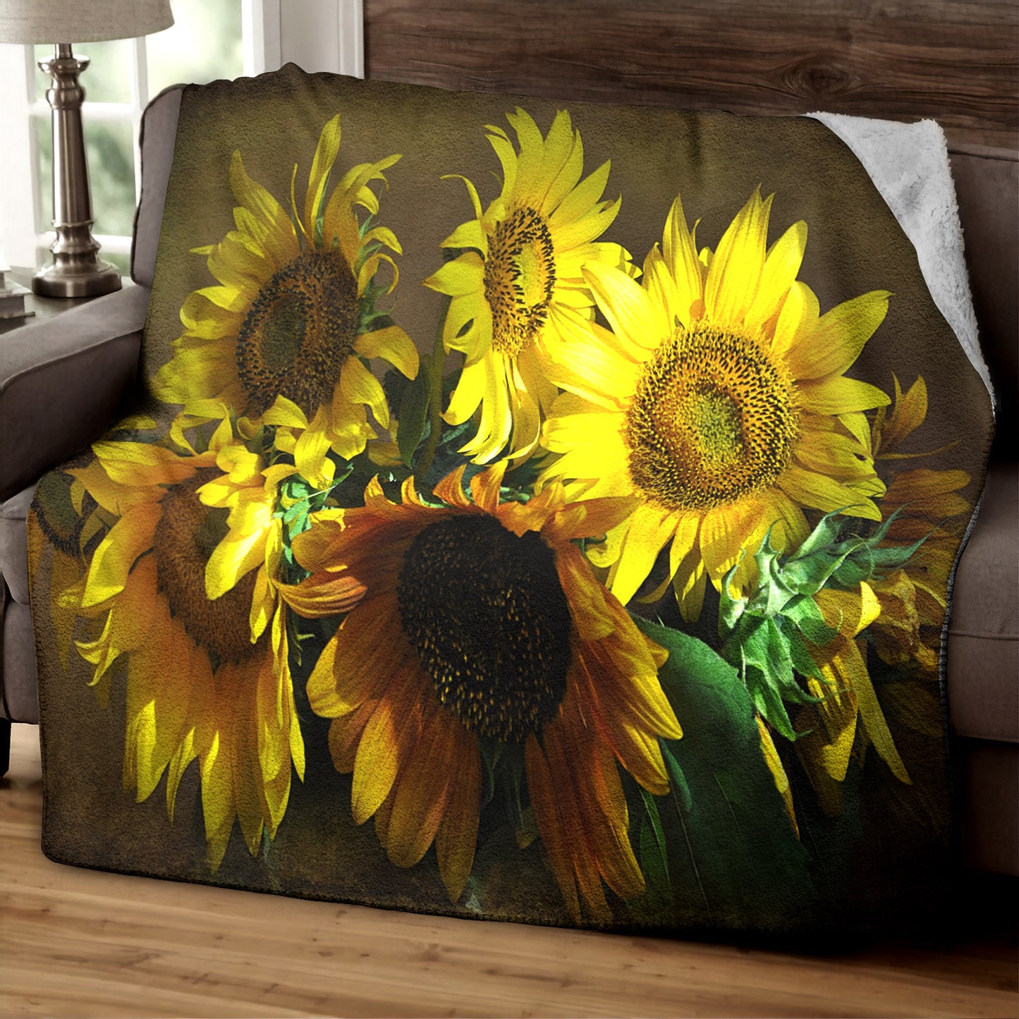 Sunflower CG290842TT Sherpa Fleece Blanket