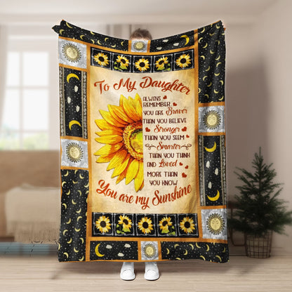 Sunflower CL240889MD Sherpa Fleece Blanket