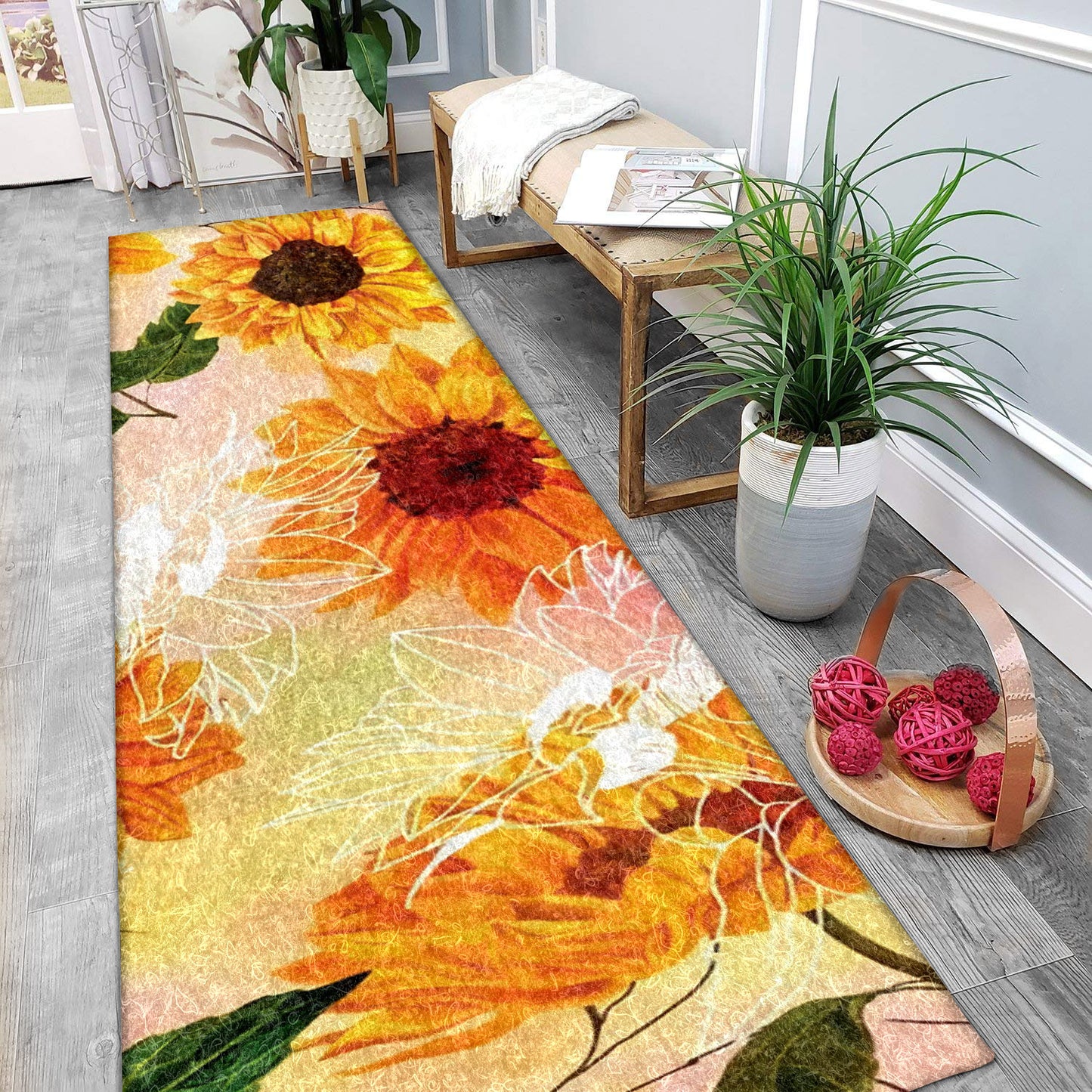 Sunflower CLA1609137RU Runner Rug