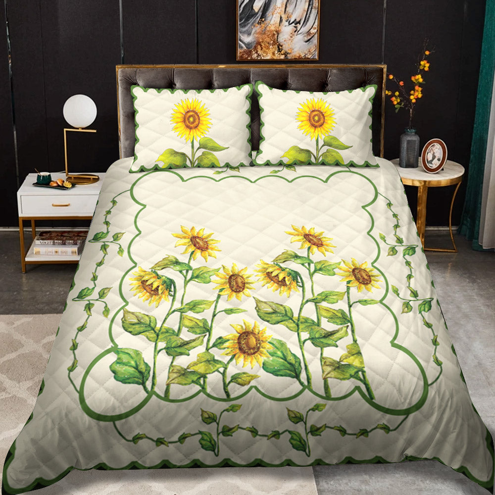 Sunflower CLA2809415B Quilt Bedding Set – Charming Favor