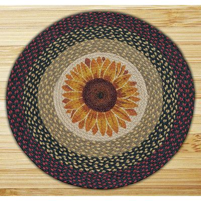Sunflower CLM190929TM Round Area Rug