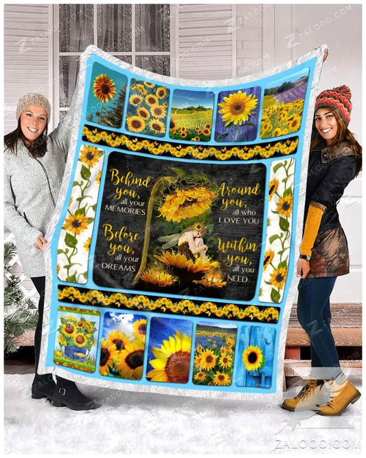 Sunflower Fairy CL25110573MDF Sherpa Fleece Blanket