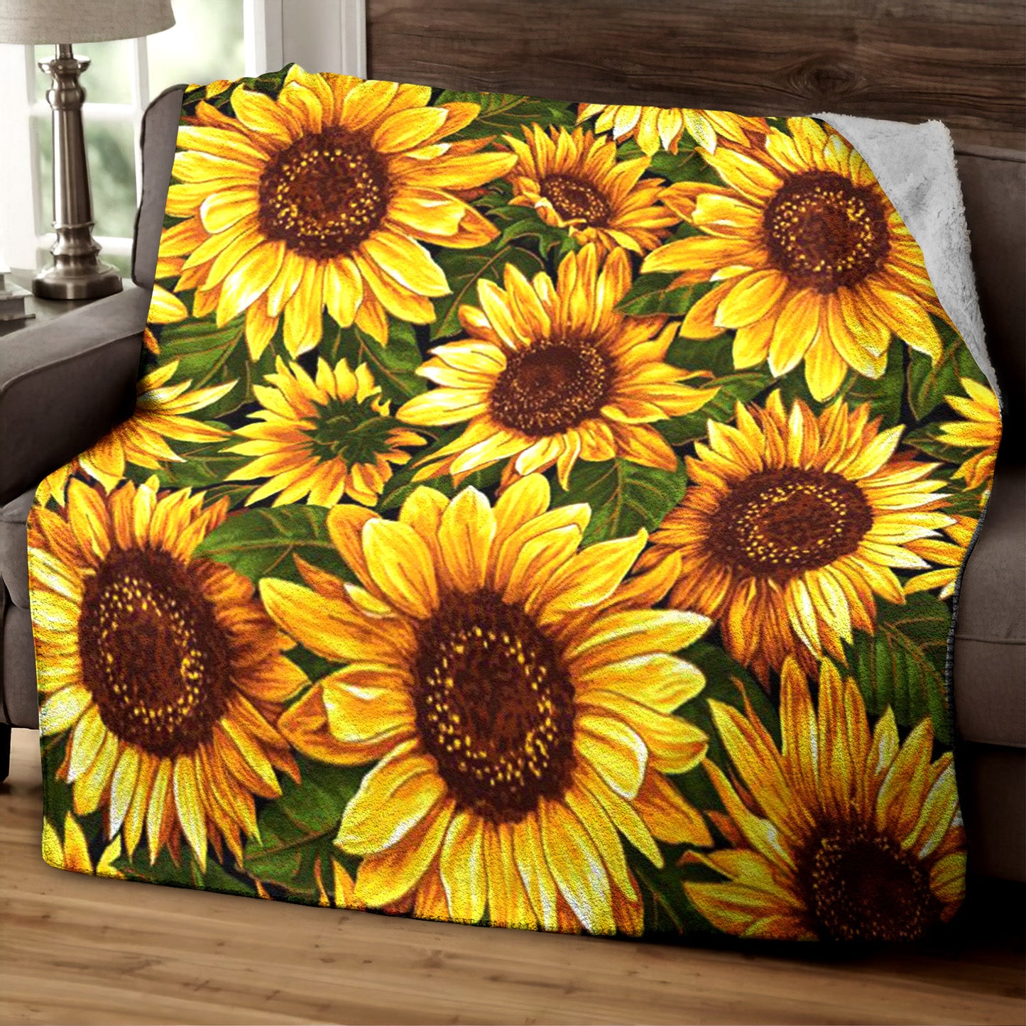 Sunflower HM240833TT Sherpa Fleece Blanket