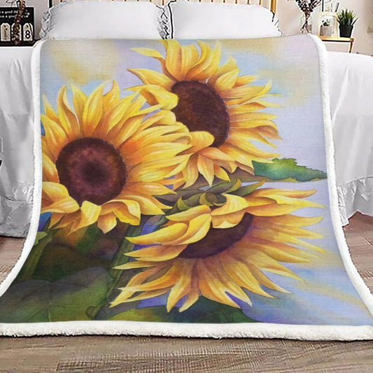 Sunflower HT3009135TT Sherpa Fleece Blanket
