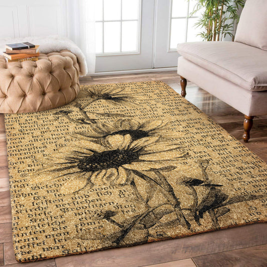 Sunflower Newspaper DN0910170R Rug