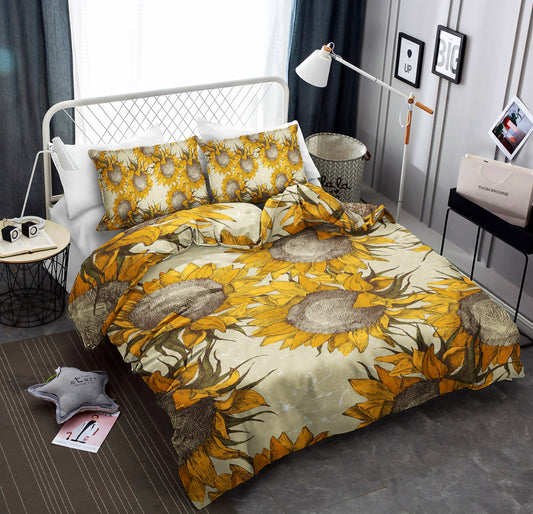 Sunflower Seamless Vintage HN300882B Bedding Sets
