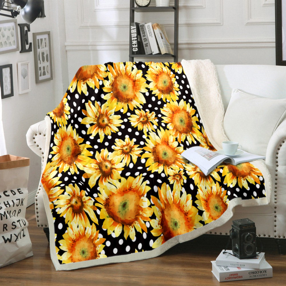 Sunflower TL220848TT Sherpa Fleece Blanket