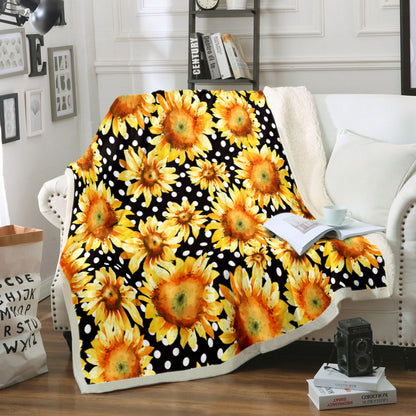 Sunflower TL220848TT Sherpa Fleece Blanket