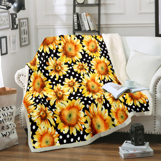 Sunflower TL220848TT Sherpa Fleece Blanket