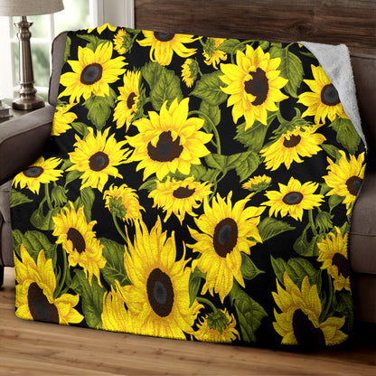 Sunflower TL220850TT Sherpa Fleece Blanket