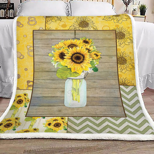 Sunflower TN0410169TT Sherpa Fleece Blanket