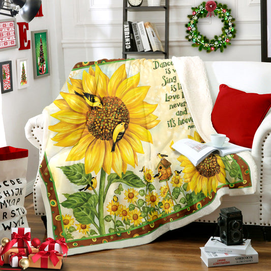 Sunflower TN2810146TT Sherpa Fleece Blanket