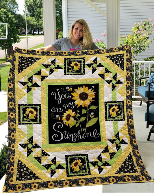 Sunflowers You Are My Sunshine CLH0511511Q Quilt Blanket