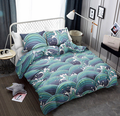 Surf Blue Wave CLA19100623B Bedding Sets