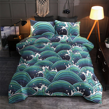 Surf Blue Wave CLA19100623B Bedding Sets