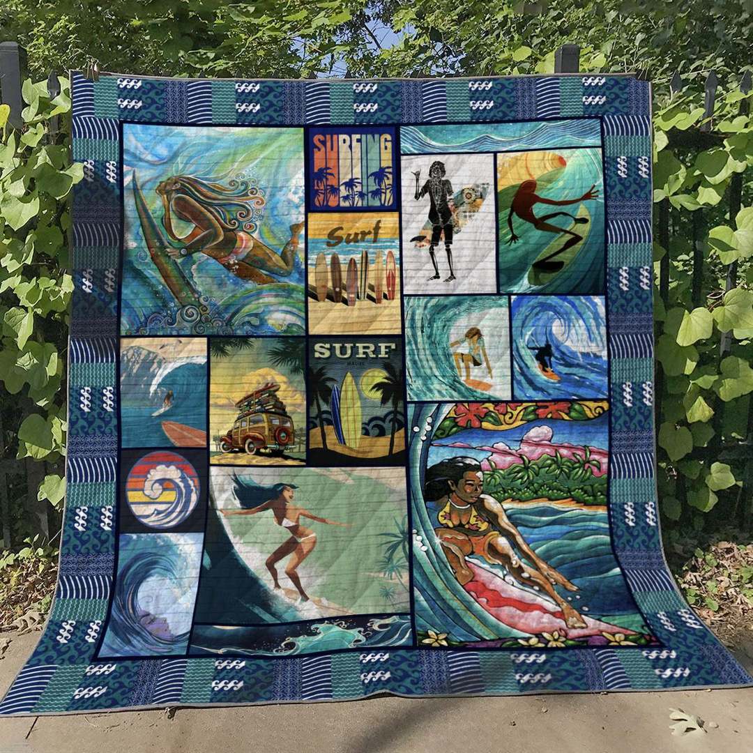 Surfing TL040631 Quilt Blanket