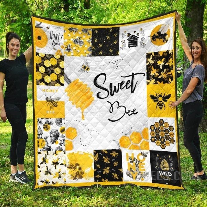 Sweet Bee Honey CLH0811328Q Quilt Blanket