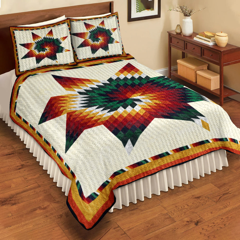 Swirl Star Quilt Bedding Set MT260507ABS