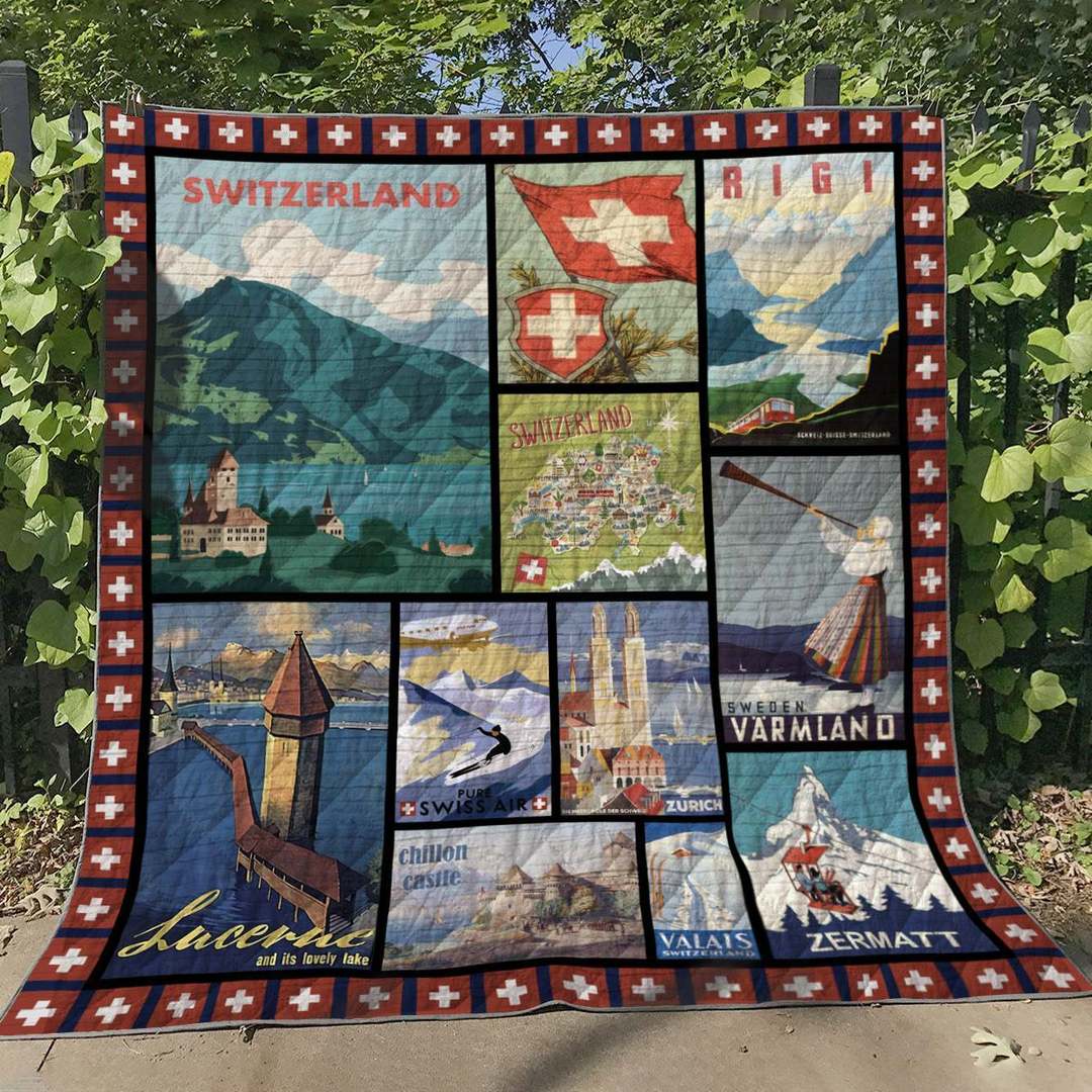 Switzerland HT120618 Quilt Blanket