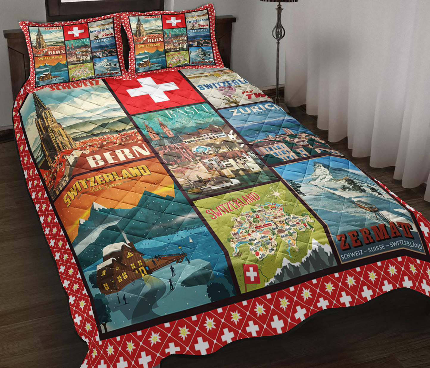 Switzerland Quilt Bedding Set TL080905