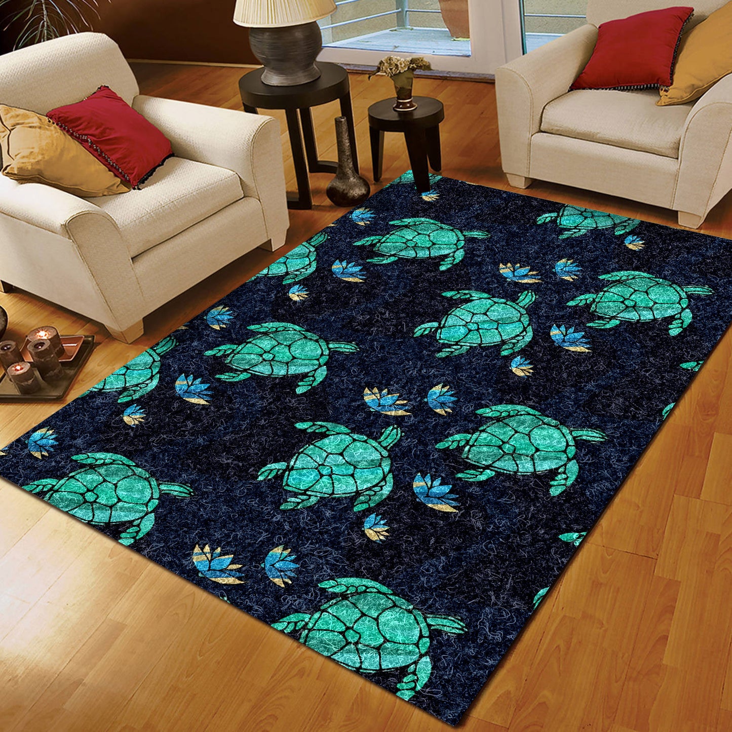 Turtle Love CLM100828 Rug