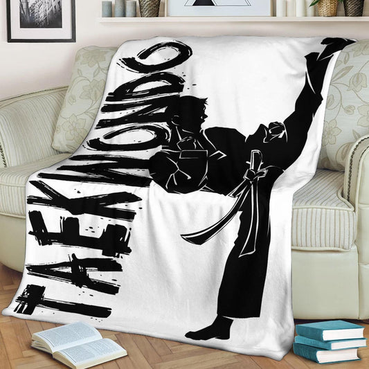 Taekwondo DD280872F Sherpa Fleece Blanket