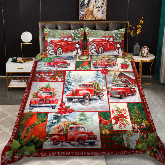 Take A Little Christmas With You Quilt Bedding Set TM140908