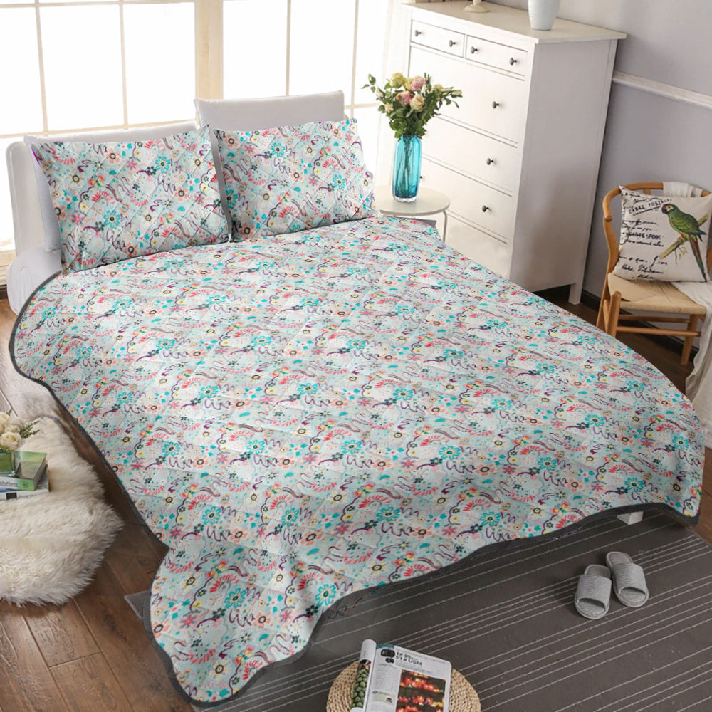 Tale Penny Lane Retro Floral CLA0411477B Quilt Bedding Set
