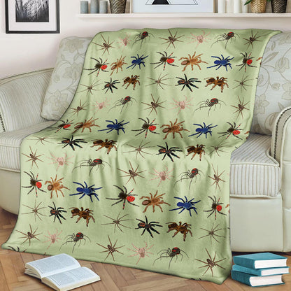 Tarantula Pattern CLA15101048F Sherpa Fleece Blanket