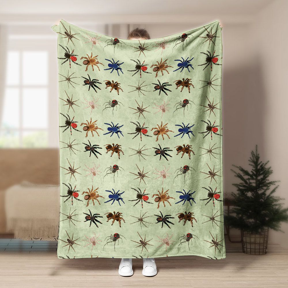 Tarantula Pattern CLA15101048F Sherpa Fleece Blanket