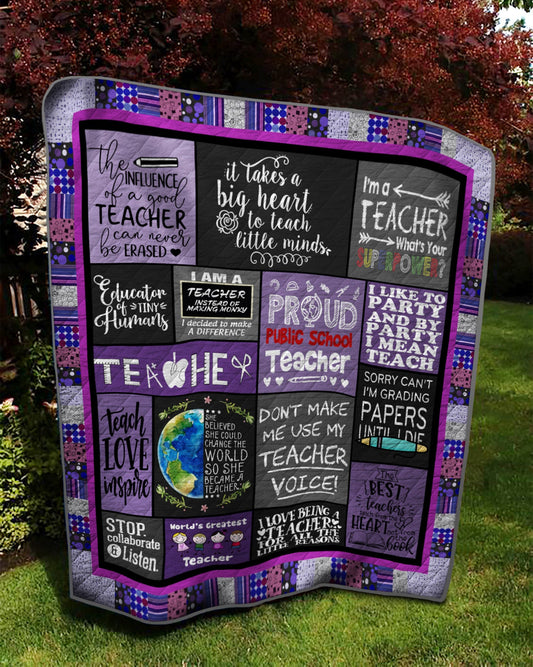 Teacher TD21110046 Quilt Blanket