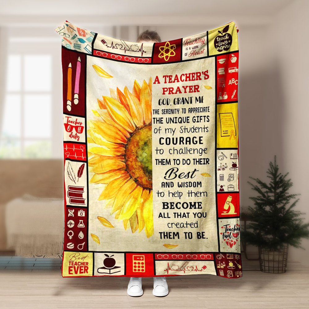 Teacher CL260887MDF Sherpa Fleece Blanket