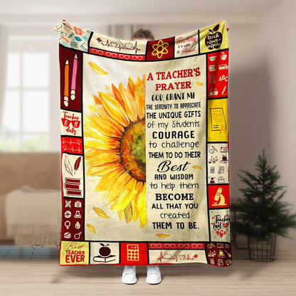 Teacher CL260887MDF Sherpa Fleece Blanket