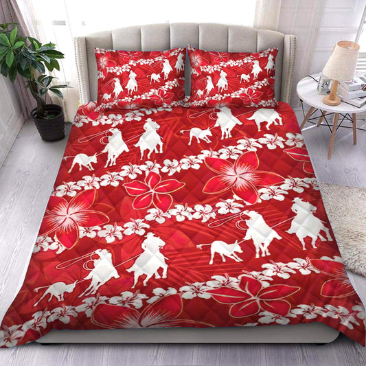 Team Roping Quilt Bedding Set HM2309003