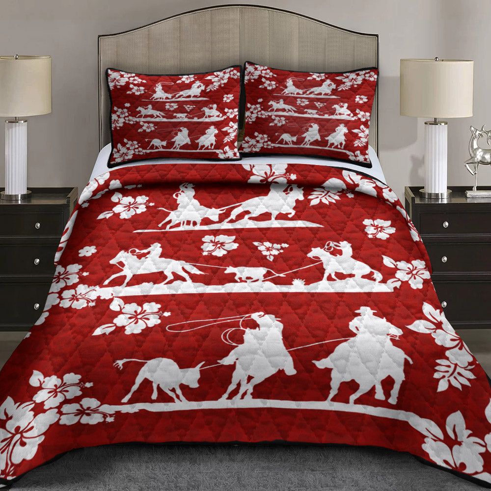 Team Roping Quilt Bedding Set HM140903M