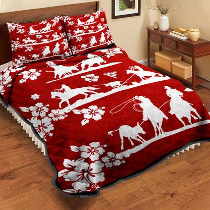 Team Roping Quilt Bedding Set HM140903M