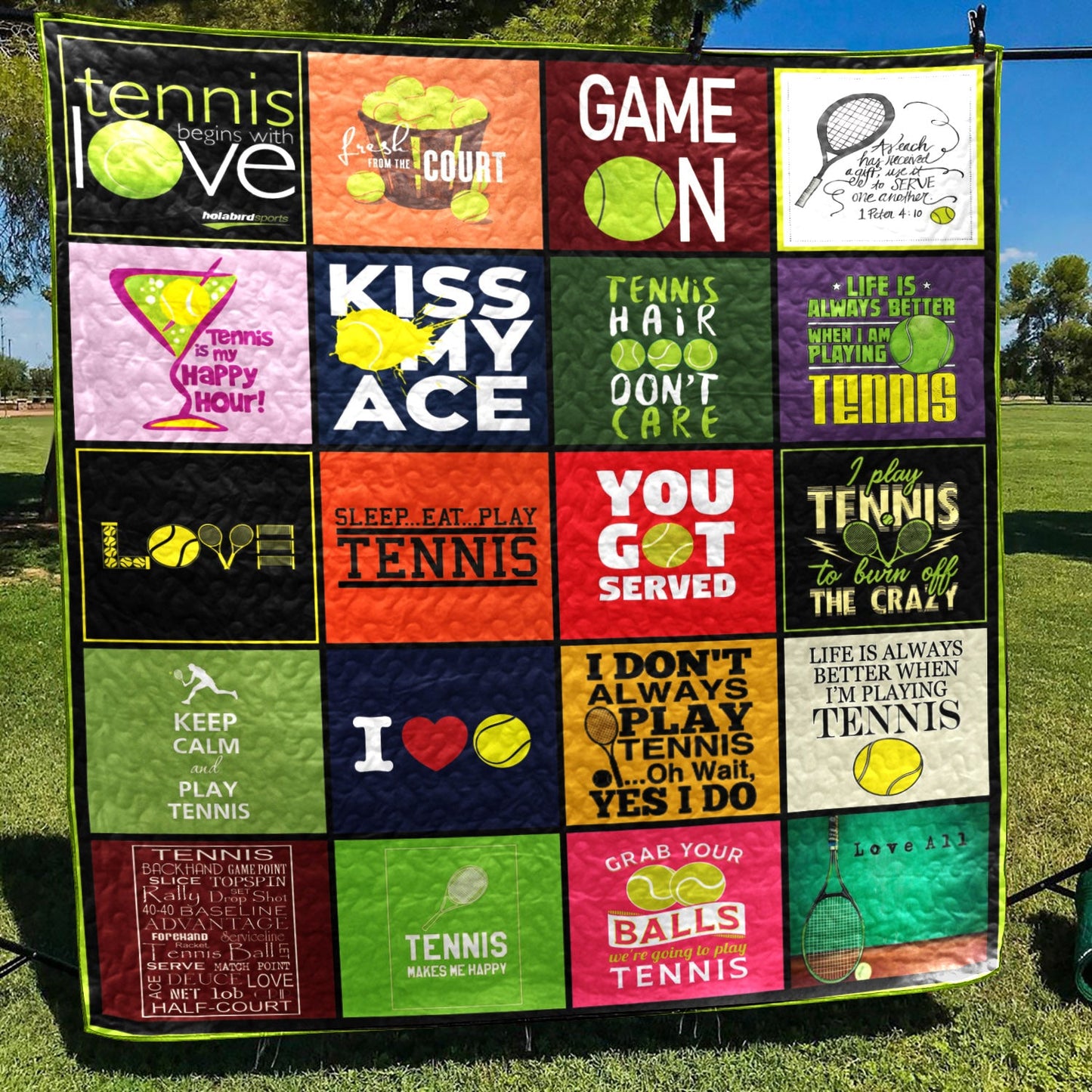 Tennis Ace CLT0611240H Quilt Blanket