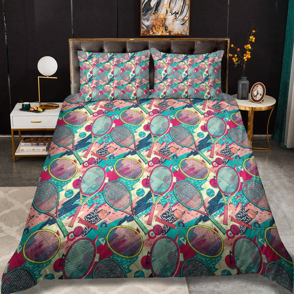 Tennis CL12100621MDB Quilt Bedding Set