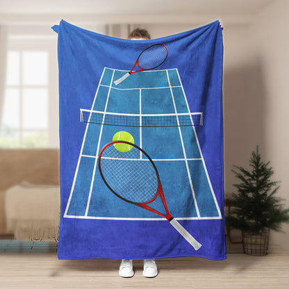 Tennis NT160863F Sherpa Fleece Blanket
