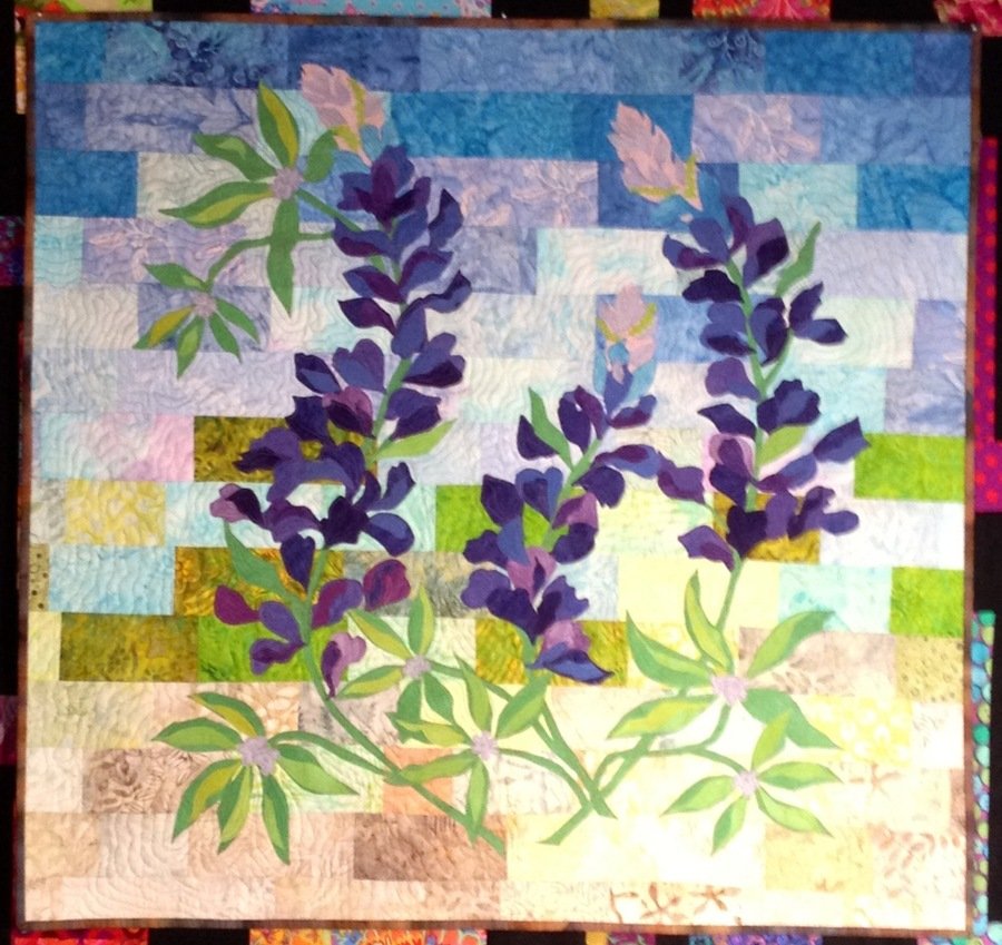 Texas Bluebonnets CLA0111821Q Quilt Blanket