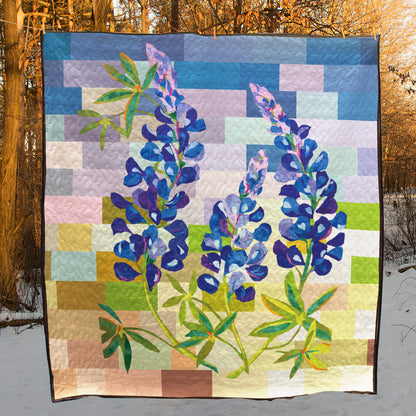 Texas Bluebonnets CLA0111821Q Quilt Blanket