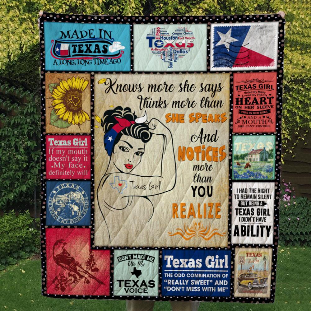 Texas CL14100486MDQ Quilt Blanket