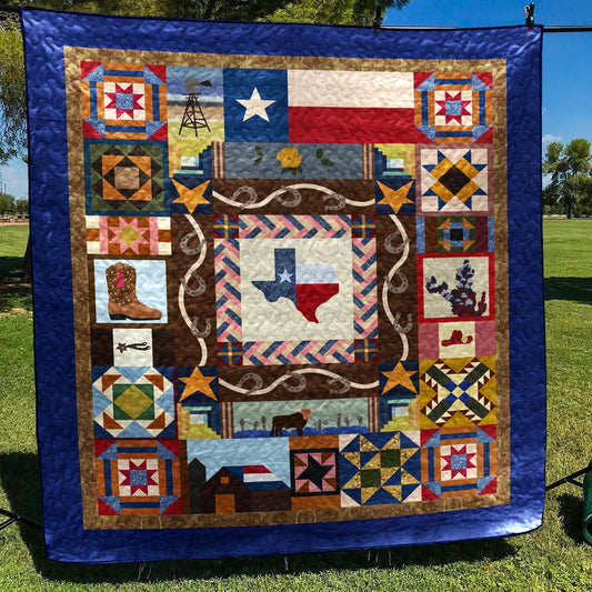 Western Texas Quilt Blanket HN090602M